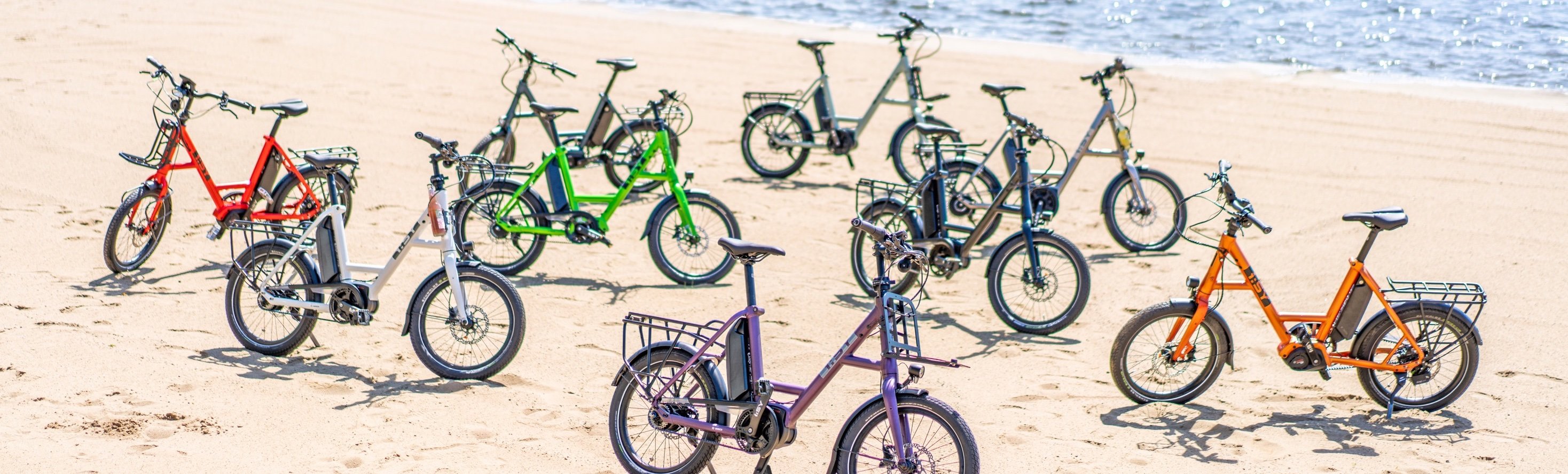 Kompakträder am Strand